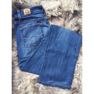 Red Engine Straight Leg Jeans
